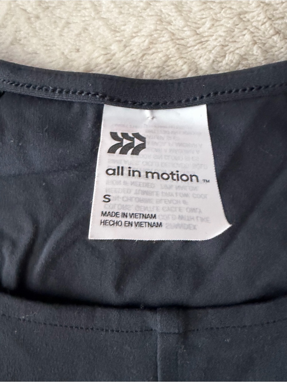 all in motion Black Long-Sleeve Fitted Active Top - Picture 2 of 3